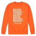 thumbnail image 1 of Forrest Gump - Bubbas Shrimp List - Men's Crew Neck Fleece Pullover, 1 of 6