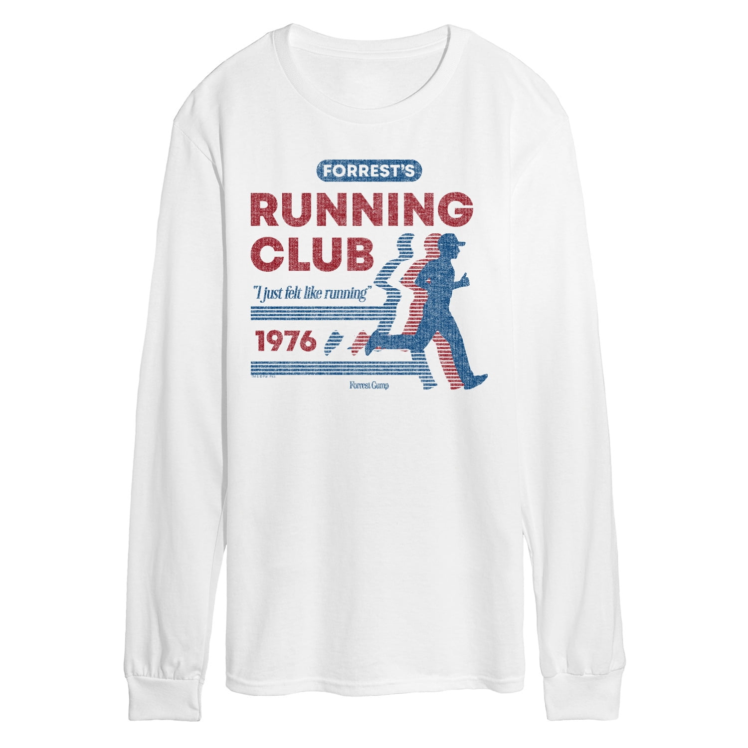Forrest Gump - Forrests Running Club - Men's Long Sleeve Graphic T ...