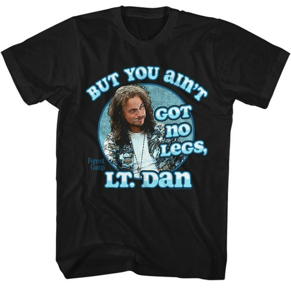 Forrest Gump Got No Legs Black Adult T-Shirt 3Xl
