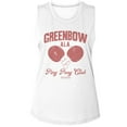 thumbnail image 1 of Forrest Gump Greenbow Ping Pong White Women's Muscle Tank Top T-Shirt, 1 of 2