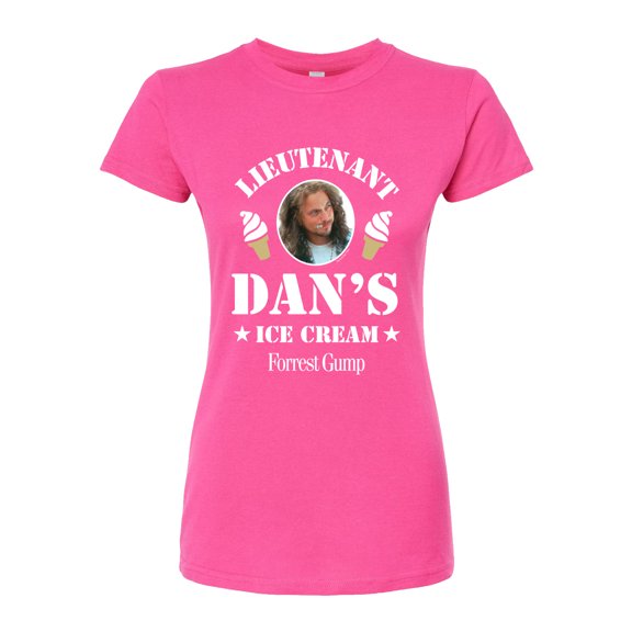 Forrest Gump - Lieutenant Dan's Ice Cream - Juniors Fitted Graphic T-Shirt