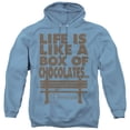 thumbnail image 1 of Forrest Gump Life Adult Pullover Hoodie Sweatshirt Carolina Blue, 1 of 1