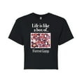 thumbnail image 1 of Forrest Gump - Life Is Like A Box Of Chocolates - Juniors Cropped Cotton Blend T-Shirt, 1 of 5