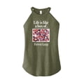 thumbnail image 1 of Forrest Gump - Life Is Like A Box Of Chocolates - Juniors High Neck Tank Top, 1 of 5