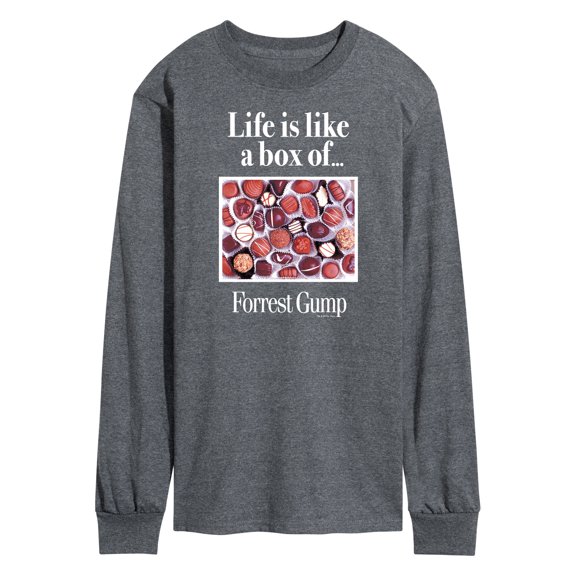 Forrest Gump - Life Is Like A Box Of Chocolates - Men's Long Sleeve T-Shirt