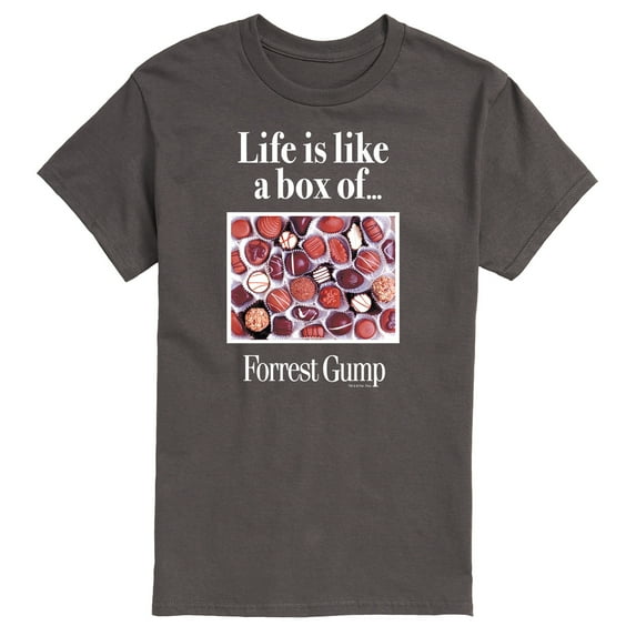 Forrest Gump - Life Is Like A Box Of Chocolates - Men's Short Sleeve Graphic T-Shirt