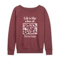 thumbnail image 1 of Forrest Gump - Life Is Like A Box Of Chocolates - Women's Lightweight French Terry Long Sleeve Shirt, 1 of 5