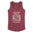thumbnail image 1 of Forrest Gump - Life Is Like A Box Of Chocolates - Women's Racerback Tank Top, 1 of 5