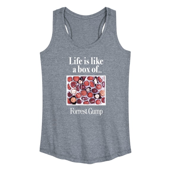 Forrest Gump - Life Is Like A Box Of Chocolates - Women's Racerback Tank Top