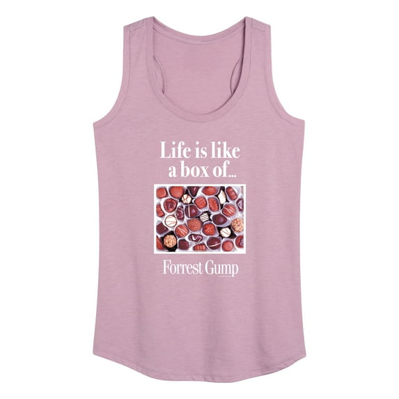 Forrest Gump - Life Is Like A Box Of Chocolates - Women's Racerback Tank Top