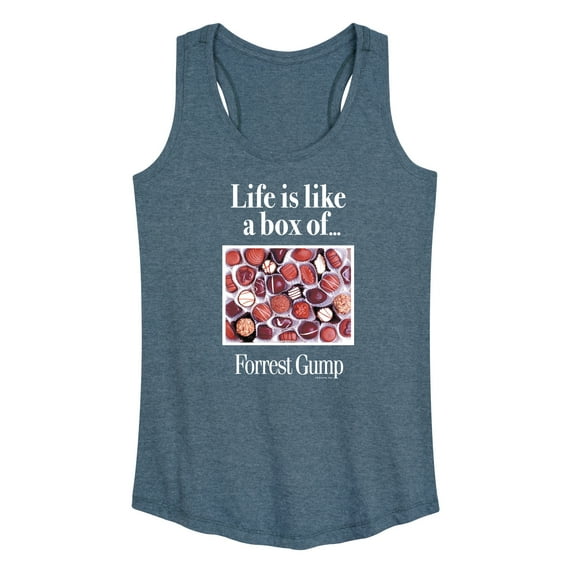 Forrest Gump - Life Is Like A Box Of Chocolates - Women's Racerback Tank Top