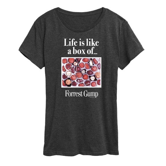 Forrest Gump - Life Is Like A Box Of Chocolates - Women's Short Sleeve Graphic T-Shirt
