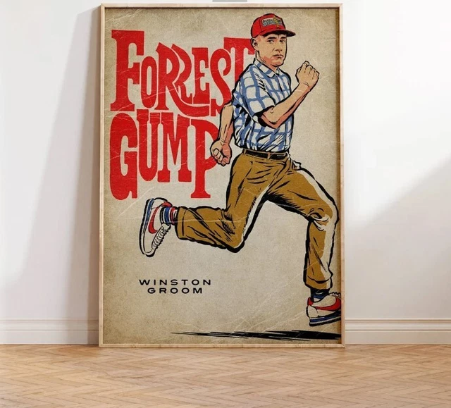 Forrest Gump Poster, Classic Movie Art Print, Tom Hanks Wall Decor 1 NO ...