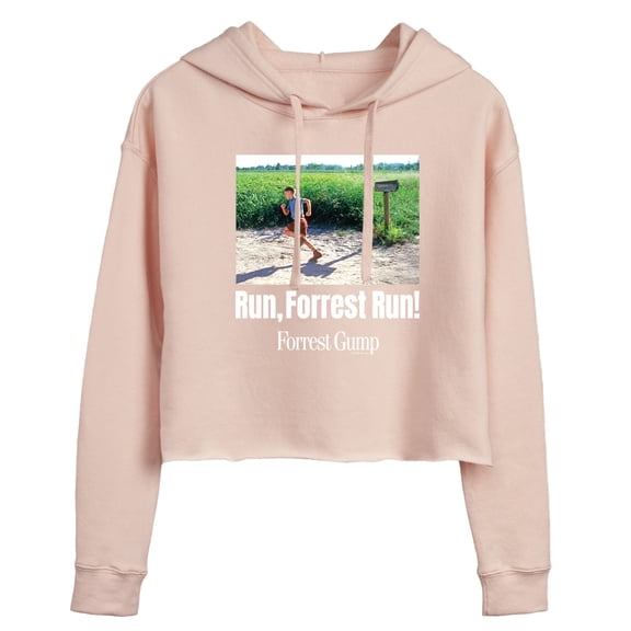 Forrest Gump - Run Forrest Run Cropped Graphic Hoodie