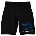 thumbnail image 1 of Forrest Gump Run Forrest Run Men's Black Sleep Pajama Shorts-Medium, 1 of 3