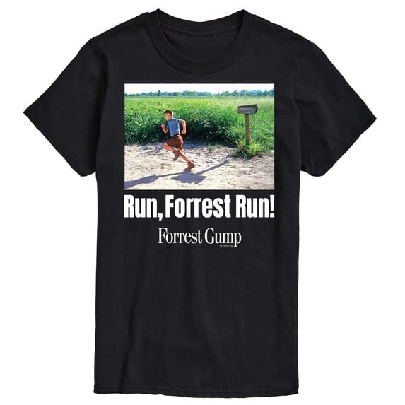 Forrest Gump - Run Forrest Run - Men's Short Sleeve Graphic T-Shirt