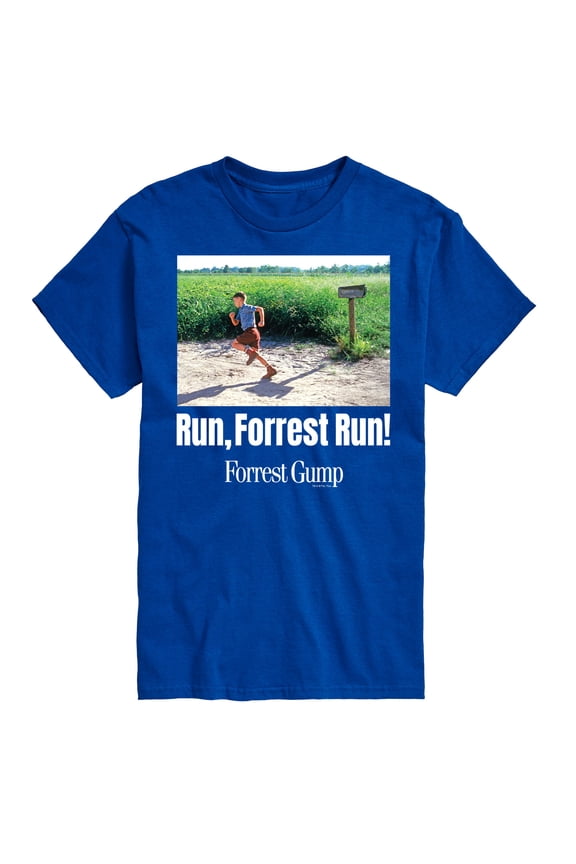 - Run Forrest Run - Men's Short Sleeve Graphic T-Shirt