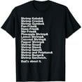 thumbnail image 1 of Forrest Gump Shrimp & T-Shirt mens t shirt，black，women，funny，misfits，men，journey, 1 of 4