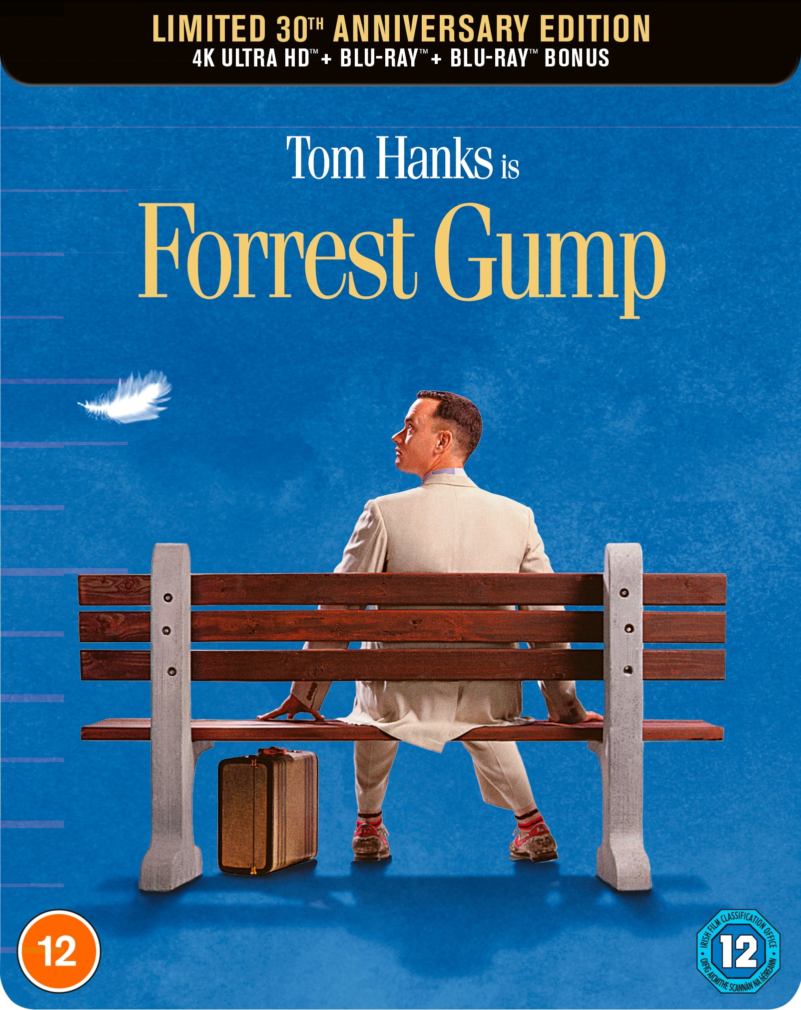 Forrest Gump SteelBook + Booklet (4K Ultra HD) Robin Wright Penn Hanna Hall Gary Sinise
