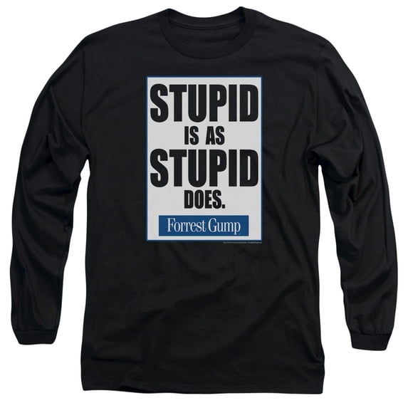 Forrest Gump - Stupid Is - Long Sleeve Shirt - X-Large