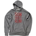 thumbnail image 1 of Forrest Gump The Run Forrest! Run Official Premium Ultrasoft Tri-Blend Hoodie (2X-Large) Athletic Heather, 1 of 1