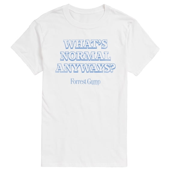 Forrest Gump - Whats Normal Anyway - Men's Short Sleeve Graphic T-Shirt