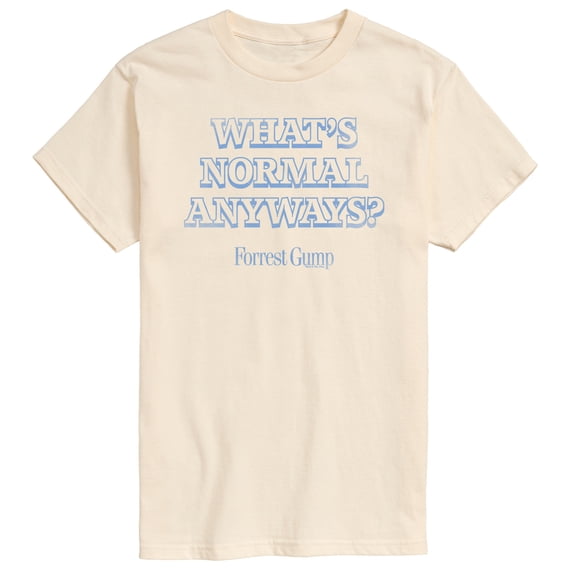 Forrest Gump - Whats Normal Anyway - Men's Short Sleeve Graphic T-Shirt