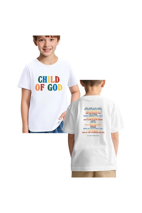 Forrest Kids Tshirt Frank Merch Child of GOD Shirt Fashion Graphic Shirt for Boy Girl