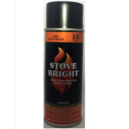 Stove Bright 1990 11 Oz Stove Bright™ High Temperature Satin Black Stove Paint