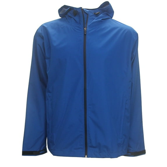 Forrester's Men's Packable Hooded Waterproof Golf Rain Jacket, 2X-Large Cobalt -