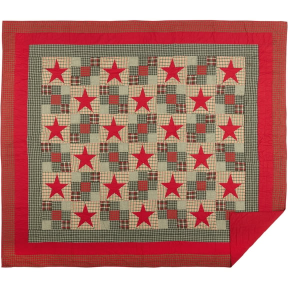 Forreston Ninepatch Luxury King Quilt 120x105