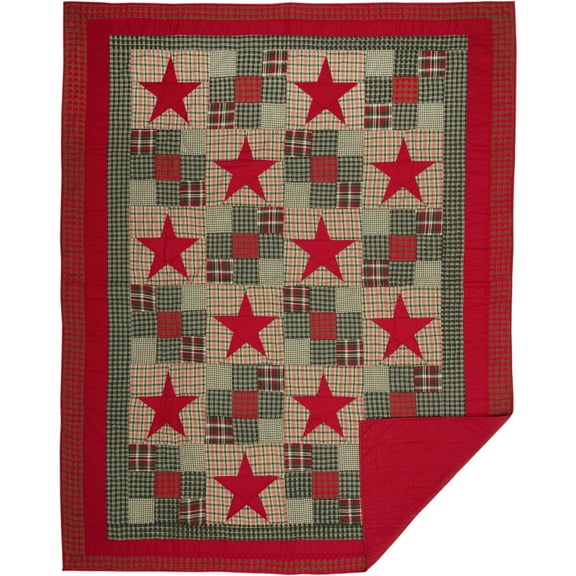 Forreston Ninepatch Twin Quilt 86x68