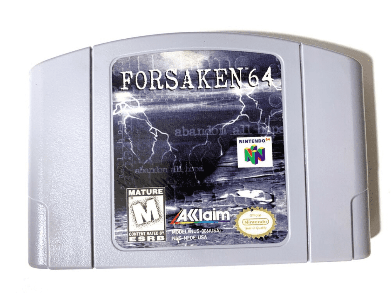 Forsaken 64 - Nintendo N64 Game Card Brand New - Walmart.com