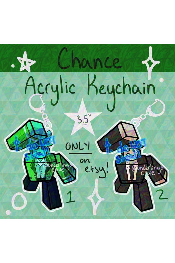 Forsaken Chance / Alien Chance 3.5 in. Acrylic Keychain