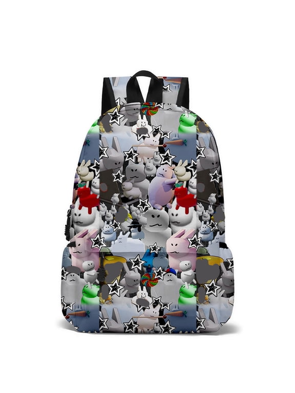 Forsaken Gubby Backpack Funny Cute Rabbit Gubby Large Capacity Laptop Backpack Travel Backpacks