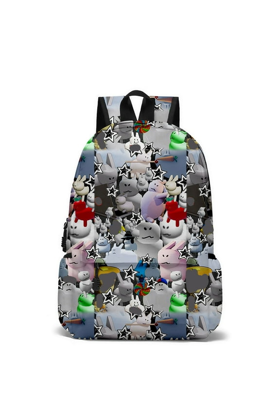 Forsaken Gubby Backpack Funny Cute Rabbit Gubby Large Capacity Laptop Backpack Travel Backpacks