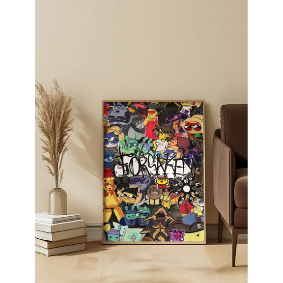 Forsaken Sticker Bomb Gaming Avatar Poster Print 24x36 UNFRAMDE