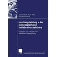 thumbnail image 1 of Forschungsleistung in Der Deutschsprachigen Betriebswirtschaftslehre: Konzeption Und Befunde Einer Empirischen Untersuch, (Paperback), 1 of 1