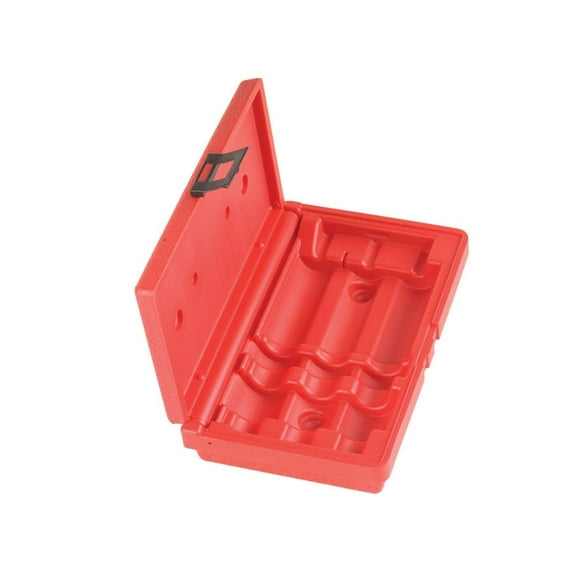 Forster Deluxe 3-Die Storage Box 8 1/2 x 5 1/2 x 2 1/2. Holds up to three dies.