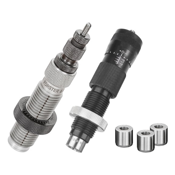 Forster Ultra 6mm Creedmoor Bushing Full Length Sizing, Bullet Seating 2 Die Set with Bushings