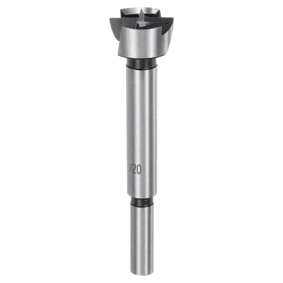 Forstner Drill Bit 25/32"(20mm) Dia High-Speed Steel Forstner Bit for Wood Plywood Plastic Drilling Hole Tool
