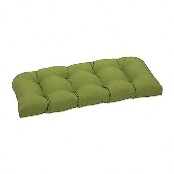 Forsyth Solid Indoor Outdoor Wicker Patio Sofa Swing Cushion Tufted Weather And Fade Resistant 19 X 44 Green