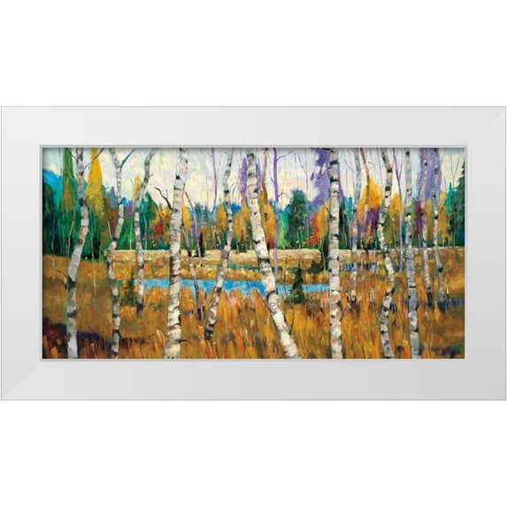 Forsythe, Graham 18x11 White Modern Wood Framed Museum Art Print Titled - October Parade
