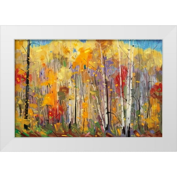 Forsythe, Graham 32x23 White Modern Wood Framed Museum Art Print Titled - Disco