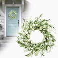 thumbnail image 1 of Forsythia Wreath Spring Summer Wreaths for Front Door 19'' Artificial Flowers Spring Wreath Forsythia Door Wreath Hand Made Plastic Forsythia Front Door Wreath for Window Wall Porch Farmhouse Decor G, 1 of 9