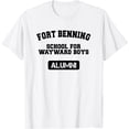 thumbnail image 1 of Fort Benning School for Wayward Boys Boot Camp Graduate T-Shirt, 1 of 2