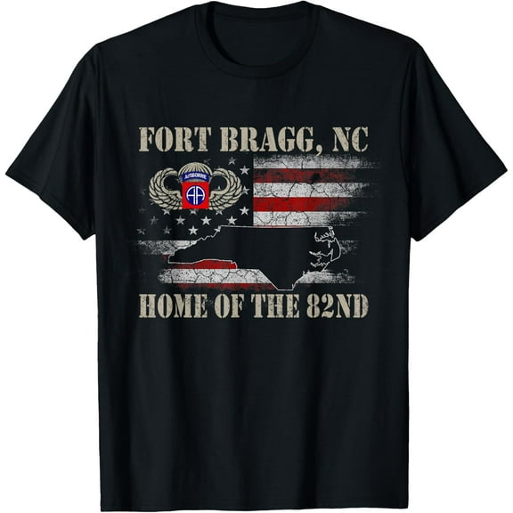 Fort Bragg NC Home Of The 82nd Airborne Tshirt, Veterans Day T-Shirt