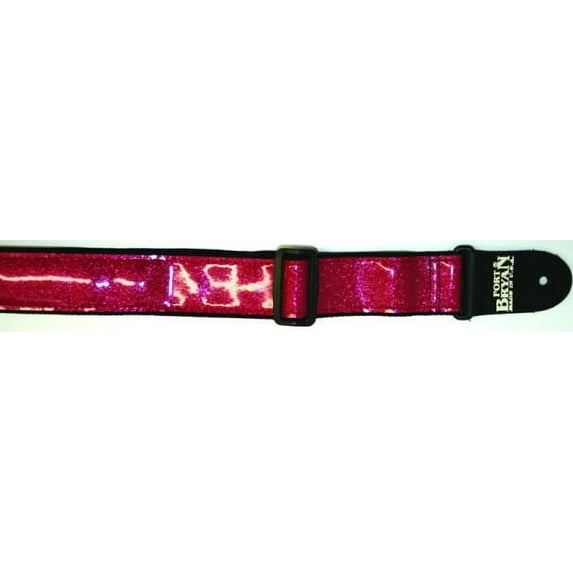 Fort Bryan 2" Hot Pink Glitter Guitar Strap