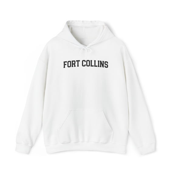 Fort Collins CO Colorado Hometown Moving Hoodie, Gifts, Hooded Sweatshirt