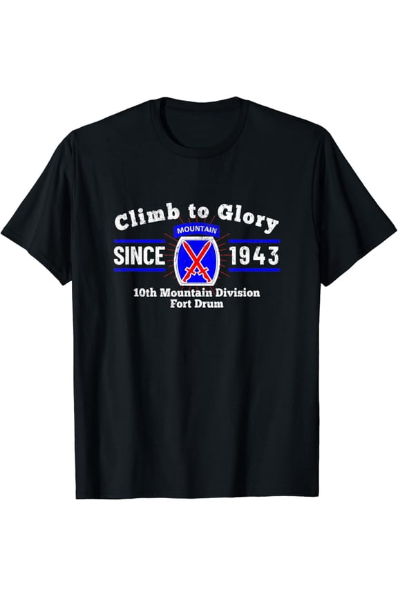 Fort Drum New York NY 10th Mountain Division Vintage T-Shirt